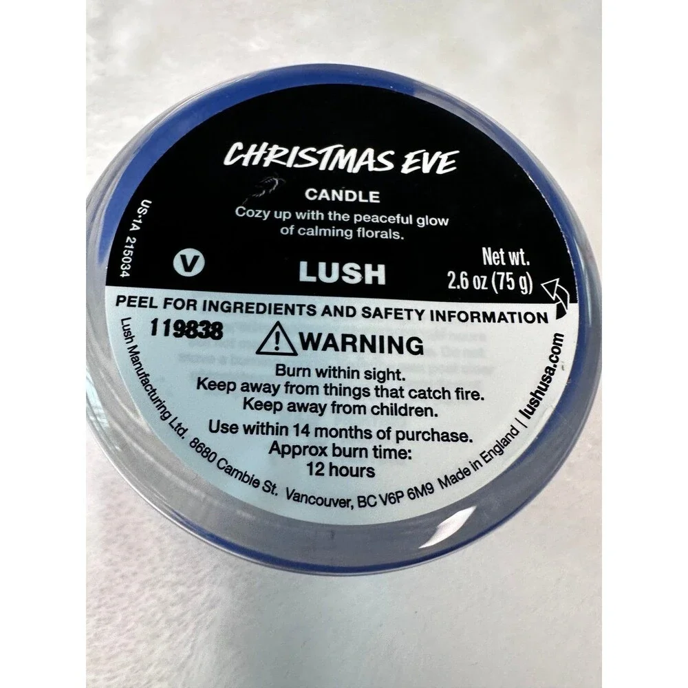 Lush Exclusive Christmas Eve Candle